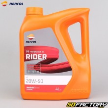 Huile moteur 4T 20W50 Repsol Moto Rider 4L