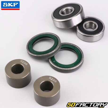 Roulements et joints spi de roue avant avec entretoises Kawasaki KX 65 (depuis 2002) SKF