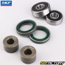 Rodamientos de rueda delantera y retenes de aceite con espaciadores Kawasaki KX 65 (desde 2002) SKF