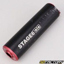 Stage6 silencer black and red 50/80cc (right-hand passage)