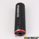 Silenziatore Stage6 nero e rosso 50/80cc (passaggio a destra)