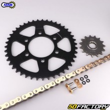 Super reinforced chain kit with O-rings XNUMXxXNUMXxXNUMX Kawasaki KLZ XNUMX Versys (since XNUMX) Afam or