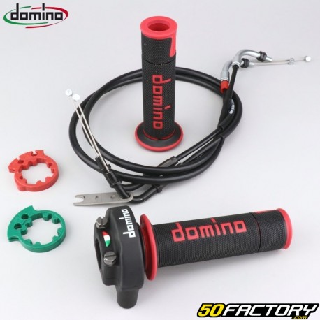 Puxador rápido com cabos de acelerador Kawasaki Ninja XNUMX (XNUMX - XNUMX) Domino  XMXNUMX