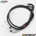 Puxador rápido com cabos de acelerador Kawasaki Ninja XNUMX (XNUMX - XNUMX) Domino  XMXNUMX