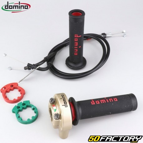 Quick draw with gas cables Yamaha R1 (2015 - 20219) Domino 1000 gold