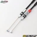 Quick release with throttle cables Kawasaki Ninja XNUMX (since XNUMX) Domino  1000 gold