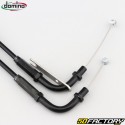 Quick release with throttle cables Kawasaki Ninja XNUMX (since XNUMX) Domino  1000 gold