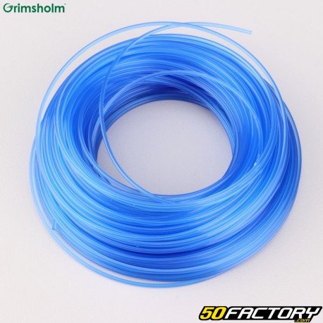 Fil de débroussailleuse Ø1.6 mm rond nylon Grimsholm bleu (bobine de 35 m)