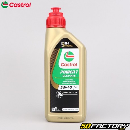 Aceite de motor XNUMXT Castrol Power 1 Racing  XNUMXWXNUMX XNUMXL