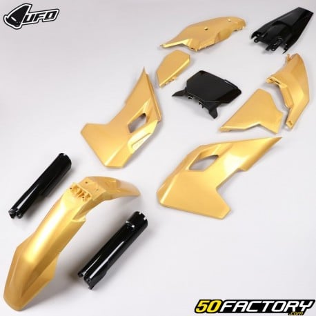 Kit plastiques complet Husqvarna FC, TC 125, 250, 450... (depuis 2023) UFO gold