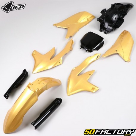 Kit plastiques complet Yamaha YZF 250 (depuis 2024), 450 (depuis 2023) UFO gold