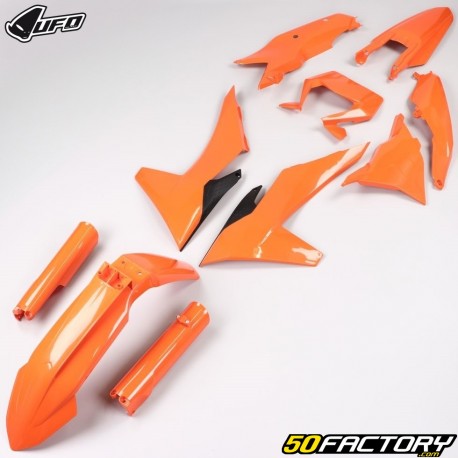 Kit plastiques complet KTM EXC, EXC-F 250, 300, 350, 450... (depuis 2024) UFO orange