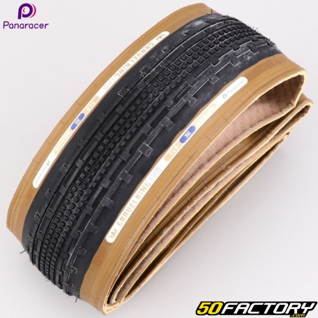 Bicycle tire XNUMXxXNUMXC (XNUMX-XNUMX) Panarace r Gravelking SK TLR beige sides with flexible beading