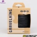 Pneu bicicleta 700x35C (35-622) Panaracer Lados bege Gravelking SK TLR com rebordo flexível