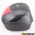 Top case Deluxe 28L noir moto et scooter universel (réflecteur rouge)