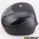 Top case Deluxe XNUMXL schwarz universell für Motorrad und Roller (schwarzer Reflektor)