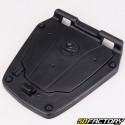 Top case Deluxe XNUMXL schwarz universell für Motorrad und Roller (schwarzer Reflektor)