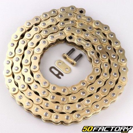 Reinforced 428 chain 112 gold links