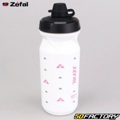 Bidon Zéfal Sense Soft 65 No-Mud blanc et rose 650ml