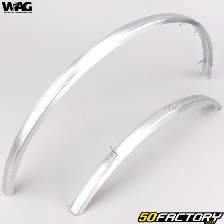 Guarda-lamas dianteiro e traseiro para Wag Bike 28&quot; cromado 35 mm