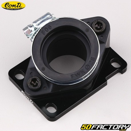 Inlet pipe AM6 minarelli, Derbi Conti CHR black (PWK carburetor)