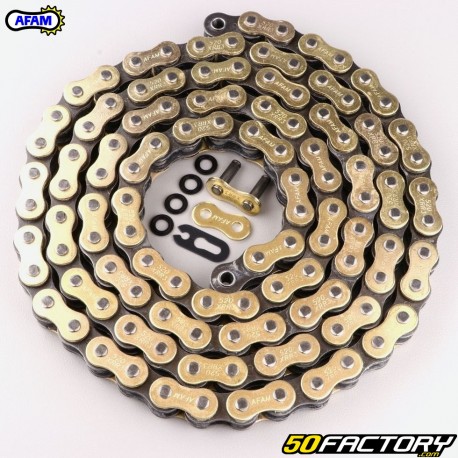 Cadeia reforçada 520 (O-rings) Elos 116 Afam Ouro RR3