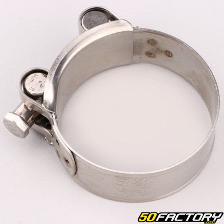 Stainless steel exhaust clamp Ø56 to 59 mm