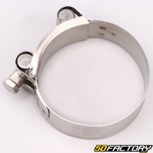 Collier d'échappement inox Ø60 à 63 mm