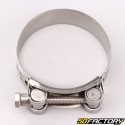 Stainless steel exhaust clamp Ø60 to 63 mm