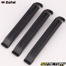 Zéfal DP XNUMX black plastic bicycle tire levers (set of XNUMX)