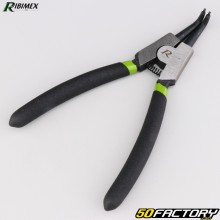 Ribimex XNUMX mm Curved External Circlip Pliers