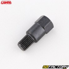 Adaptador de espelho padrão 8 mm para 10 mm padrão Lampa preto