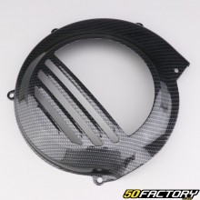 Metal fan cover Vespa PX 125, 150, 200... carbon