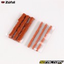 Tubeless bicycle tire puncture repair kit with Zéfal &quot;braid&quot; wicks