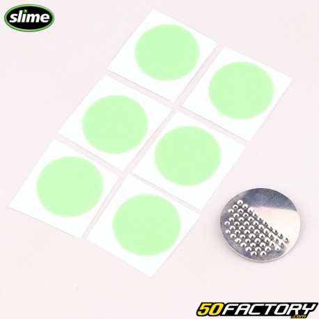 Kit réparation chambre à air vélo (rustines autocollantes) Slime