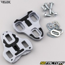 SPD-SL cleats for automatic &quot;road&quot; bicycle pedals, Look Keo type XNUMX° Vélox gray