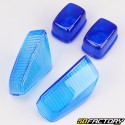 Cabochons de clignotants MBK Booster, Yamaha Bw's (1995 - 2003) bleus