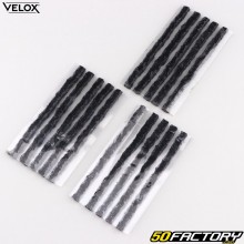 Mèches de réparation crevaison de pneus vélo tubeless "tresses" 5 mm Vélox (lot de 15)