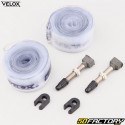 700C Velox 25mm road bike wheel seals and valves (tubeless conversion kit)