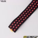 Velox Bi-Color perforated bicycle handlebar tapes black and red