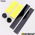 Fitas perfuradas para guiador de bicicleta Velox Gloss Grip  amarelos