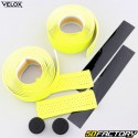 Neon yellow Vélox perforated bicycle handlebar ribbons