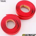 Cintas de manillar de bicicleta perforadas Velox Soft Grip rojo