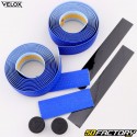 Cintas de manillar de bicicleta perforadas Velox Soft Grip  azules