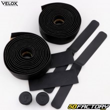 Fitas de guiador de bicicleta Velox Ultra Grip XNUMX pretas