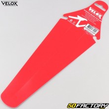 Guardabarros trasero con clip para bicicleta Velox rojo