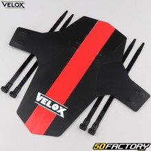 Garde boue avant vélo Vélox noir et rouge