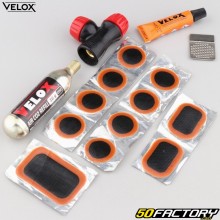 Kit de reparo de câmara de ar com inflador Velox CO2