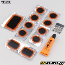 “MTB” bicycle inner tube repair kit (patches and glue) Vélox