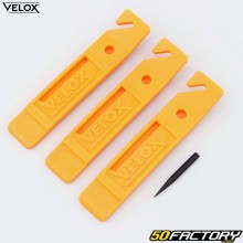 Démontes pneu vélo en plastique avec extracteur Vélox (lot de 3)